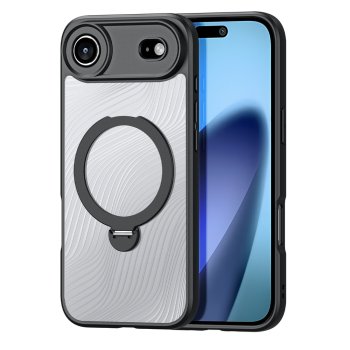 Dux Ducis iPhone 17 Air Case Aimo Mag with Stand, Black