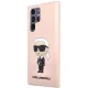 Karl Lagerfeld dėklas Samsung Galaxy S23 Ultra telefonui, rožinis