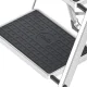 Pakopinės kopėčios Hailo K70 StandardLine, 2 pakopų, sidabrinė