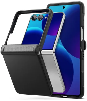 Ringke Onyx Flap dėklas telefonui Samsung Galaxy Z Flip 8, juodas