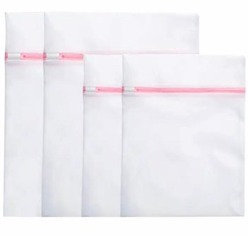 Laundry bag set, 4 pieces, white
