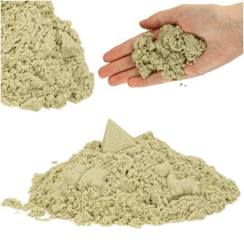 Kinetinis magiškas smėlis, 1 kg, smėlio spalvos