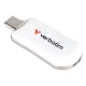 USB atmintinė Verbatim Plectra 256 GB USB-C, balta (30230)