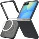 Spigen Nano Pop MagSafe dėklas telefonui Samsung Galaxy Z Flip 8, juodas/pilkas