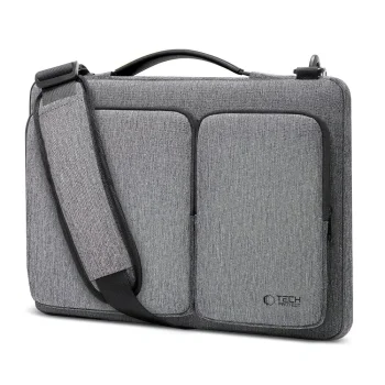 Tech-Protect Defender Bag 13-14" nešiojamojo kompiuterio krepšys, pilkas