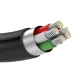 „Ugreen“ USB - mini USB laidas, 480 Mbps, 3 m, juodas