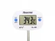 Elektroninis adatinis termometras su LCD ekranu (nuo -50 iki 300 °C), baltas
