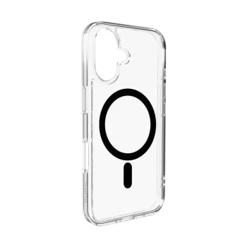 Puro Lite Mag dėklas, skirtas iPhone 17, skaidrus su juodu žiedu