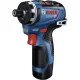 Akumuliatorinis suktuvas Bosch GSR 12V-35 Kit HX su 2x 3.0 Ah akumuliatoriais ir krovikliu