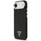 Guess Glitter Triangle Logo MagSafe dėklas iPhone 17 Air - juodas