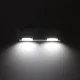 Belaidis 8 LED šviestuvas su judesio ir sutemų jutikliu, baltas