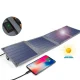 Choetech sulankstomas kelioninis saulės įkroviklis 14W USB, pilkas