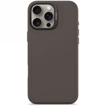 Decoded AntiMicrobial Silicone Stacks dėklas su MagSafe iPhone 16 Pro Max, juodas