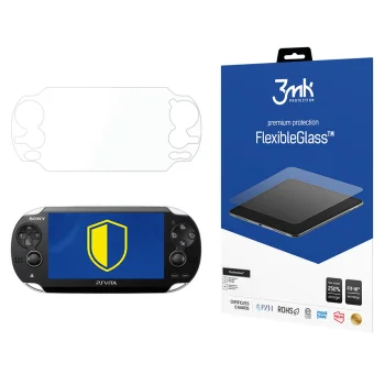 Apsauginis hibridinis stiklas 3mk FlexibleGlass, skirtas Sony PS Vita