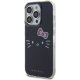 Hello Kitty iPhone 15 Pro Max dėklas IML Kitty Face, juodas