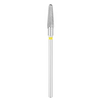 Exo Pro Tungsten Carbide Nail Drill Bit Rounded Cone 4.0 mm Fine (Yellow)