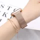 Tech-Protect Thin Milanese bracelet for Apple Watch 4 / 5 / 6 / 7 / 8 / 9 / SE (38/40/41 mm) - gold