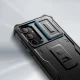 Apsauginis dėklas Tech-Protect Kevlar Cam+, skirtas Samsung Galaxy A55 5G, juodas
