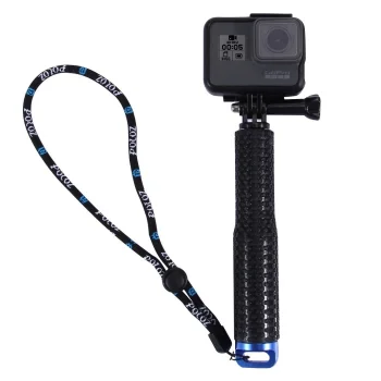 Puluz PU150 asmenukių lazda DJI, GoPro, Insta360 kameroms, juoda
