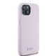 DKNY dėklas iPhone 15 Plus / 14 Plus Liquid Silicone MagSafe, rožinis