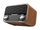 Nešiojamas retro radijas ir Bluetooth garsiakalbis AUX, rudas