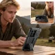 Tech-Protect Kevlar Cam+ dėklas Samsung Galaxy A57 5G, juodas