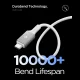 Spigen EB24012CC USB-C į USB-C laidas 240W 120cm, baltas