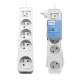 Philips CHP2144WB/60 maitinimo ilgintuvas su 4 lizdais, 3m, baltas