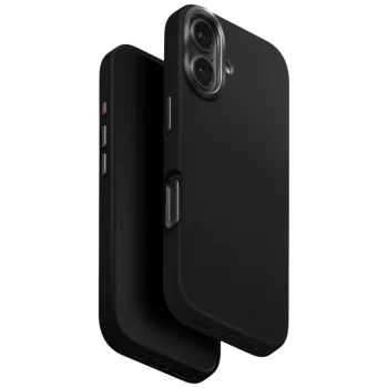 Dėklas Uniq Lyden Magclick Charging, iPhone 17, Juodas