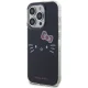 Dėklas iPhone 14 Pro Hello Kitty IML Kitty Face, juodas