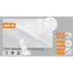 Infraraudonųjų spindulių šildytuvas Berdsen BD-984, 600 W, „Wi-Fi“, su pultu