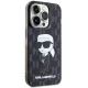 Karl Lagerfeld Monogram Ikonik Phone Case Cover iPhone 15 Pro Max - transparent