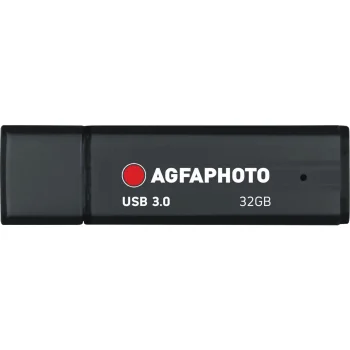 USB atmintinė AgfaPhoto 32 GB, USB 3.2 Gen 1, juoda