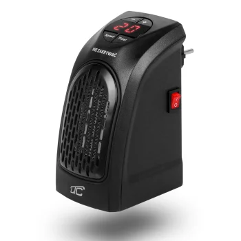 LTC Mini House Electric Heater Radiator, Black