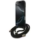 Guess 4G Big Logo dėklas su virvele iPhone 17 Pro, juodas