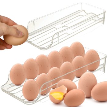 Egg tray for fridge, 14 pcs, universal