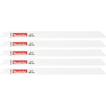 Tiesinio pjūklo geležtės metalui Makita P-04983 BIM 280 mm 10 TPI, 5 vnt.