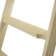 Dvipusės medinės kopėčios Hailo Master H80, 2x6 pakopos, rudos