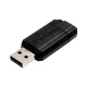 USB atmintinė Verbatim Store \'n\' Go PinStripe 64 GB USB 2.0 49065, juoda