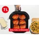 Karšto oro gruzdintuvė Tefal EY8328 Easy Fry Infrared, 7 l, 2020 W, juoda / sidabrinė