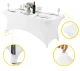 MultiGarden Stretch Table Cover for 180 cm Banquet Table, White
