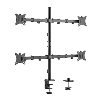 Hismart keturių monitorių stalinis laikiklis 17"-32", juodas