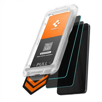 Apsauginis stiklas Spigen Glas.tR EZ Fit Pro HD Privacy, Samsung Galaxy S26, 2 vnt.
