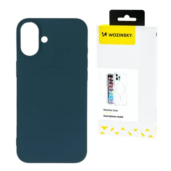 Wozinsky Silicone Case MagSafe for Samsung Galaxy S25+ - Blue