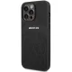 Mercedes iPhone 14 Pro Max dėklas Leather Curved Lines MagSafe, juodas