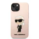 Karl Lagerfeld Silicone Ikonik dėklas iPhone 14 telefonui, rožinis