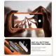 Supcase IBLSN Ares Flip MagSafe dėklas iPhone 17 Pro Max telefonui, oranžinis