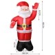 Pripučiamas Kalėdų Senelis su LED apšvietimu Ruhhy 00022624, 180 cm
