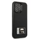 Karl Lagerfeld Ikonik Patch dėklas iPhone 13 Pro Max, juodas