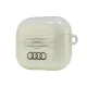 Dėklas AirPods 3 ausinėms Audi IML Geometric Pattern, baltas